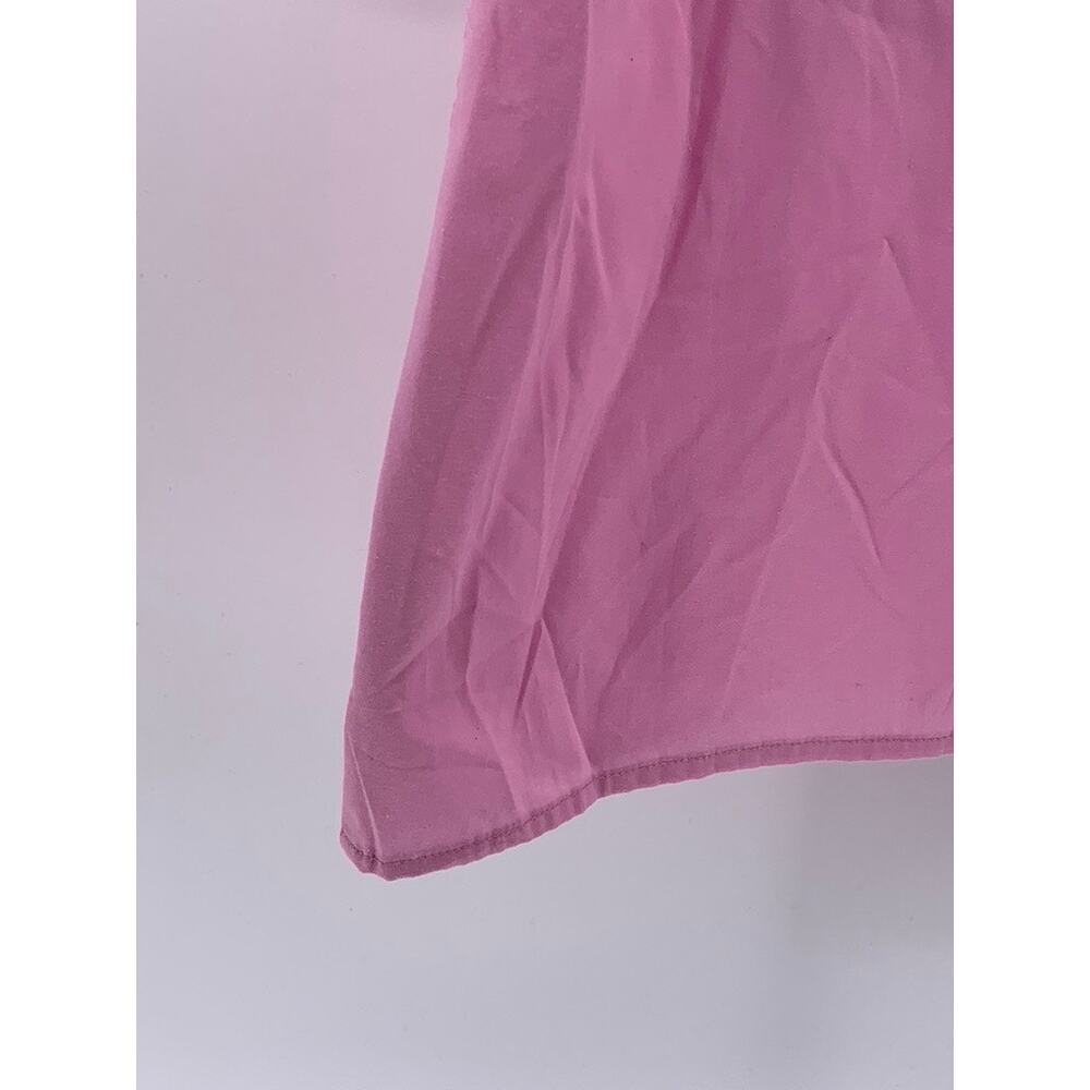 AMERICAN SWEETHEART Women's Vintage Bubblegum Pink Button-Up 3/4 Sleeve Top SZXL - Picture 6 of 9